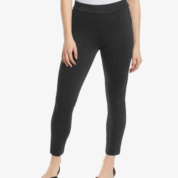 Anne Klein Pants - Anne Klein Womens Midweight Tummy Control Ponte Pant Size Large Charcoal Heather